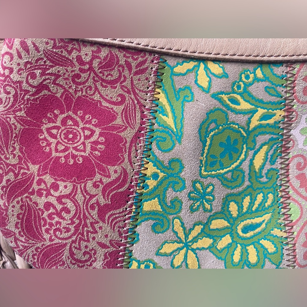 Boho Patchwork Women's Wristlet - Picture 4 of 10